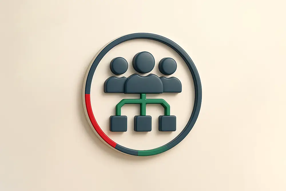 إعداد الهياكل التنظمية